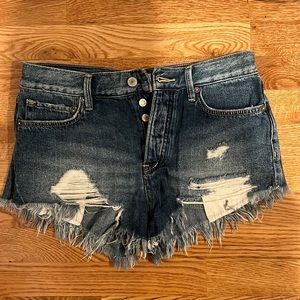 Loving Good Vibrations Denim Shorts